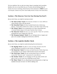 First-Time Family Japan Trip Diagnostic PDF with itinerary and logistics checklists designed to help parents identify pacing, packing, and planning risks when visiting Japan with kids.