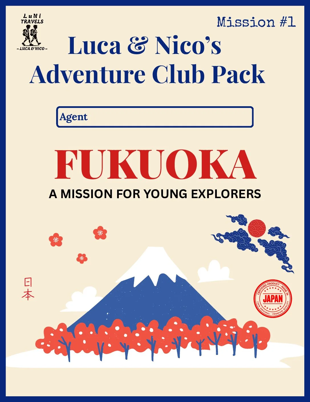 Cover of Luca & Nico’s Adventure Club Pack – Fukuoka Mission for Young Explorers