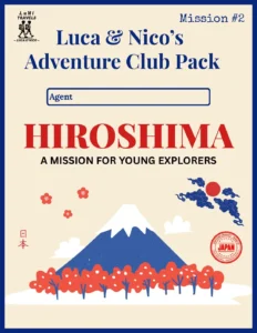 Cover of Luca & Nico’s Adventure Club Pack – Hiroshima Mission for Young Explorers