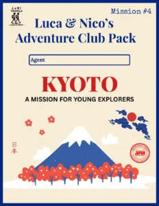 Cover of Luca & Nico’s Adventure Club Pack – Kyoto Mission for Young Explorers