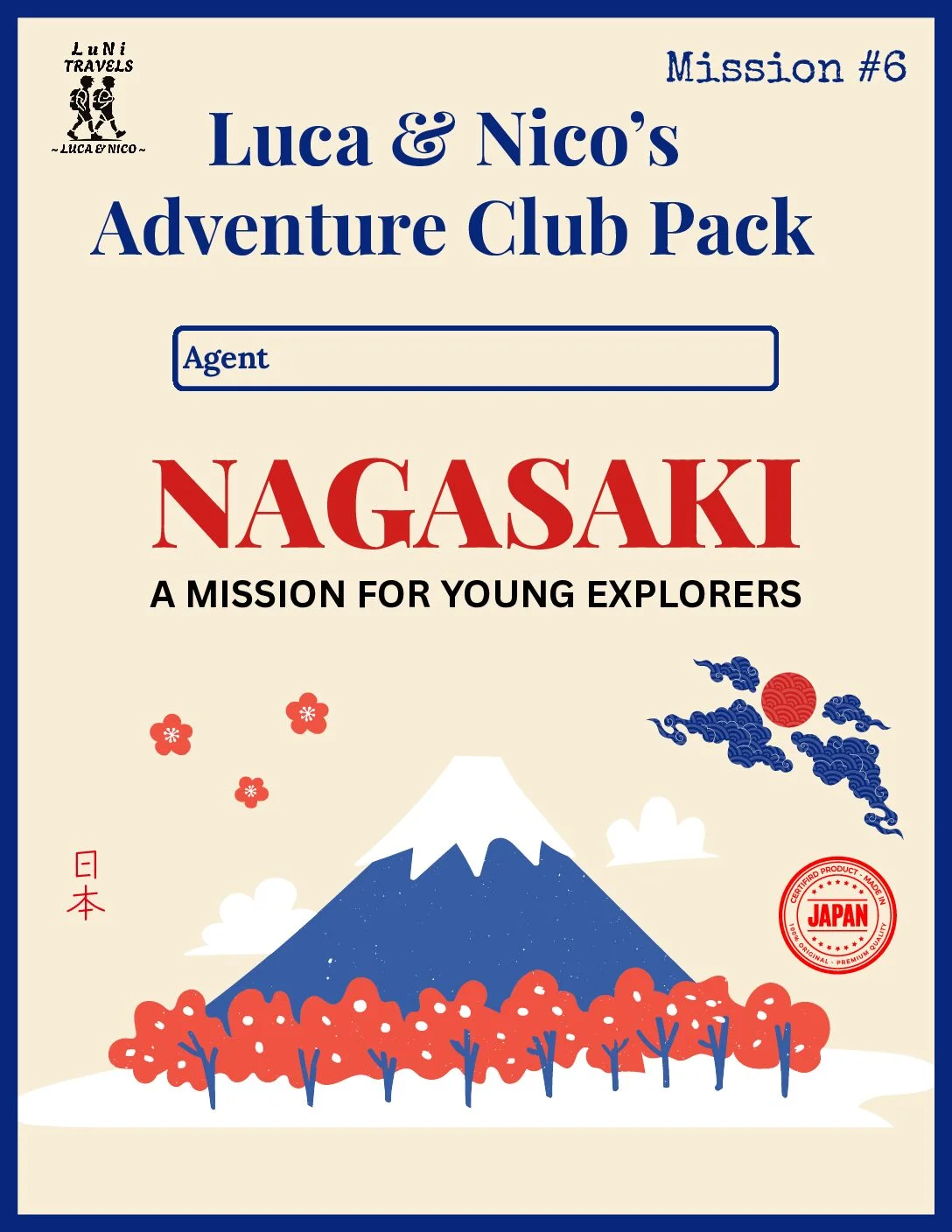 Cover of Luca & Nico’s Adventure Club Pack – Nagasaki Mission for Young Explorers