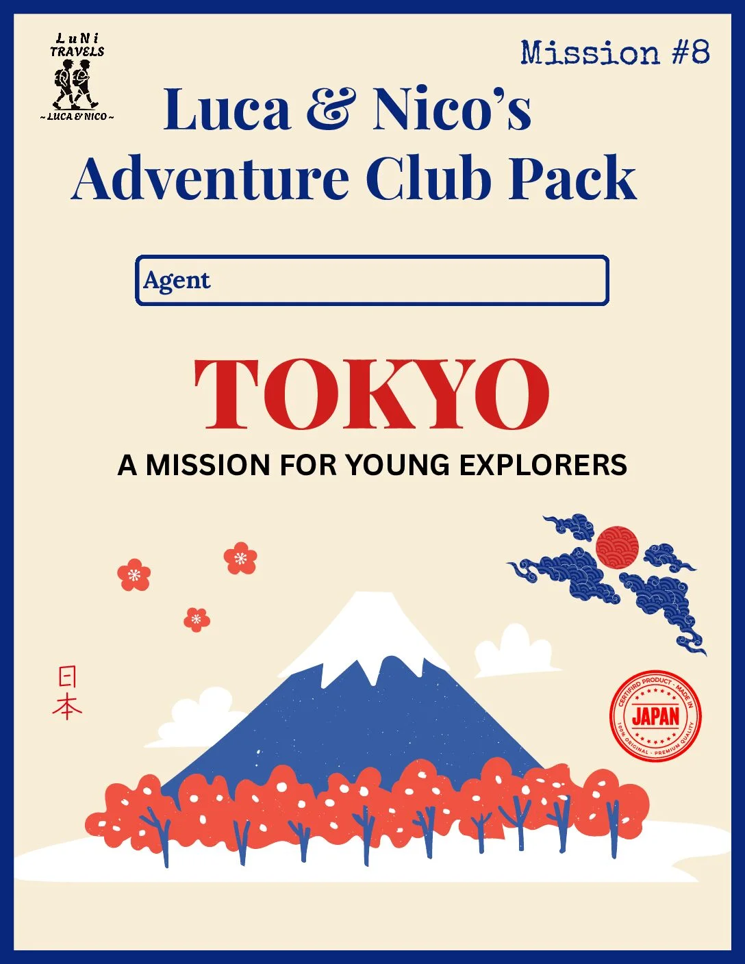 Cover of Luca & Nico’s Adventure Club Pack – Tokyo Mission for Young Explorers